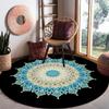 Round Carpet Living Room Coffee Table Sofa Hanging Basket Rocking Chair Home Carpet Floor Mat