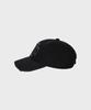 Alkialka Distressed Patch Ball Cap (Black Denim)
