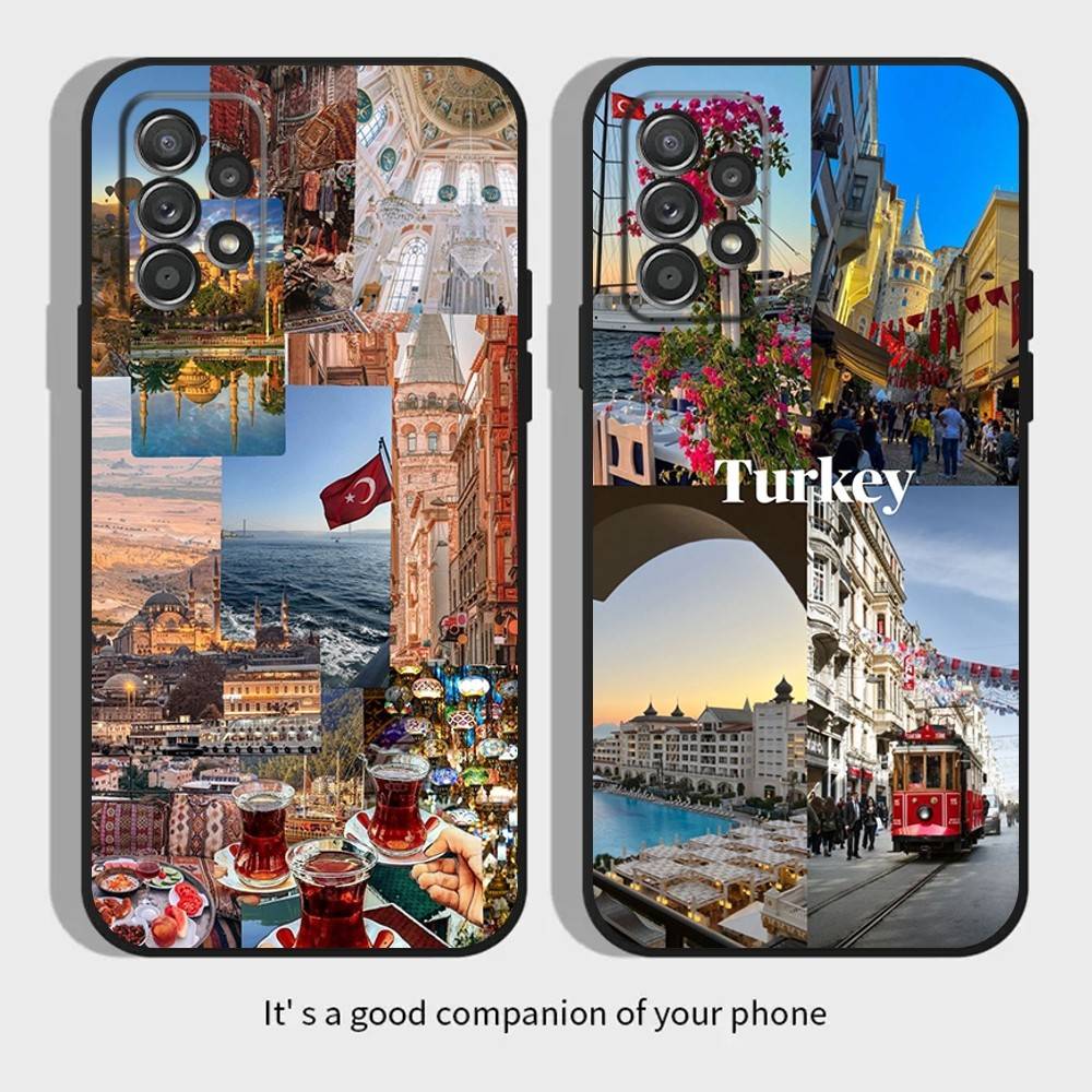 Turkey Istanbul Scenery Phone Case For Samsung S21,S22 Ultra,S20,S30 plus,S22 plus,S23,S30 ultra 5G Silicone Cover