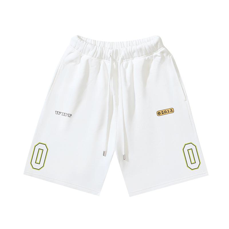 1194 Off-White 2025 Spring/Summer New OW Letter Pattern Printed Men's and Women's Casual Loose Shorts