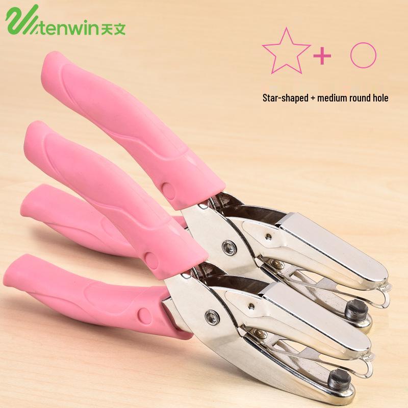 Perforator manual cu textură de inimă pentru mărgele Perler rotunde mici și materiale de artizanat cu foi libere