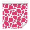 Cow Rose Patches Wallpaper, Powder Pink and White for Living Room and Bedroom 50x1000