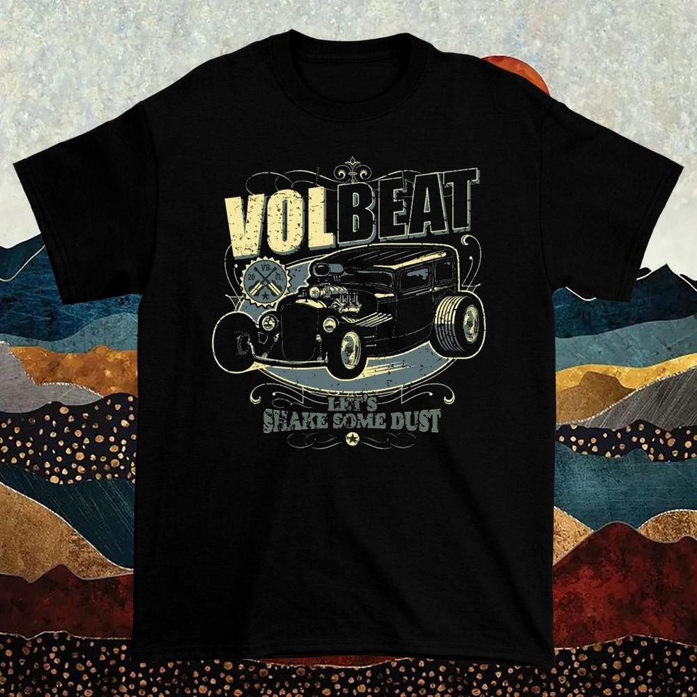 Популярная группа Volbeat Потряси и стряхни Пыль Черный Размер S 234XL Футболка Унисекс HNB270 Унисекс Футболка L
