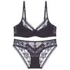 Big Breasts Show Small French Women's Pure Desire, Sexy Lace Edge Soft Steel Ring Gathers, Collects the New Breast Bra