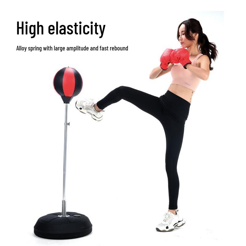 Vertical Speed Punching Ball for Kids & Adults - Boxing, Taekwondo & Sanda Reaction Training