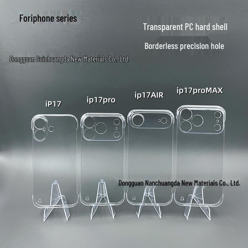 

Transparent Anti-Slip iPhone 17 Pro Max/16/XS Case - Durable Hard Shell Protection 15 L