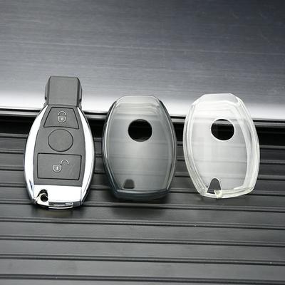 Transparent Tpu Shell For Mercedes Benz W204 W221 W212 W205 W176 W463 A C E S Class Gls Gla Glk Glc Cls Cla Car Key Case Cover