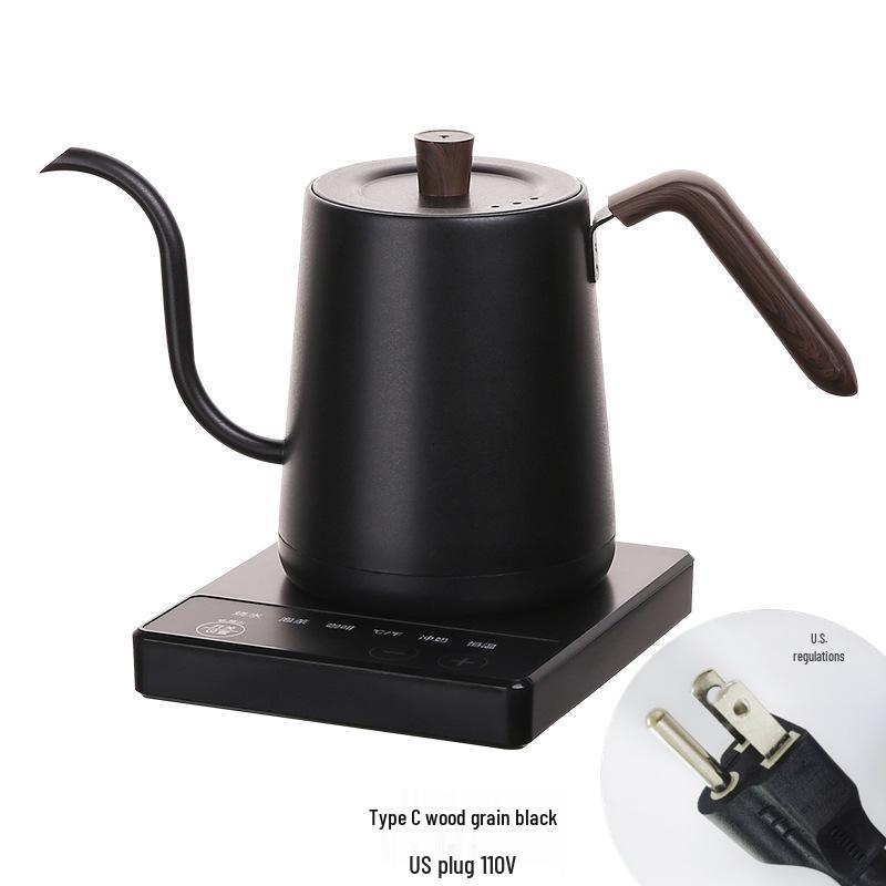 Stainless Steel Electric Gooseneck Kettle with Temperature Control