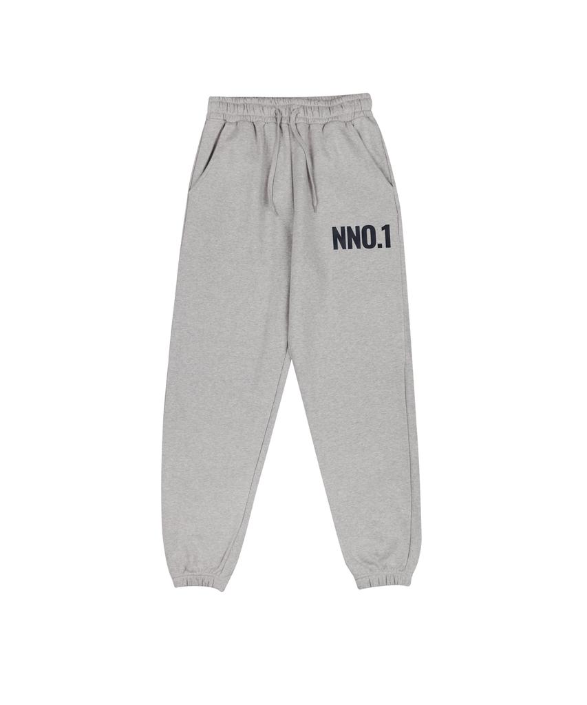 CREAM SODA LAB Lab Nno1 Small Logo Training Pants Gray