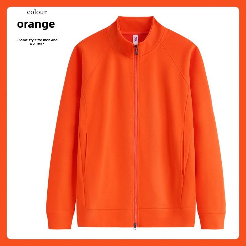 Stand Collar Hoodie With Zipper For Casual Outdoor Youth Wear