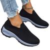 Große Größe fly-gewebte lässige Sportschuhe Damen 2025 neu fußanliegend Socken-Typ Ein-Pedal-Flats