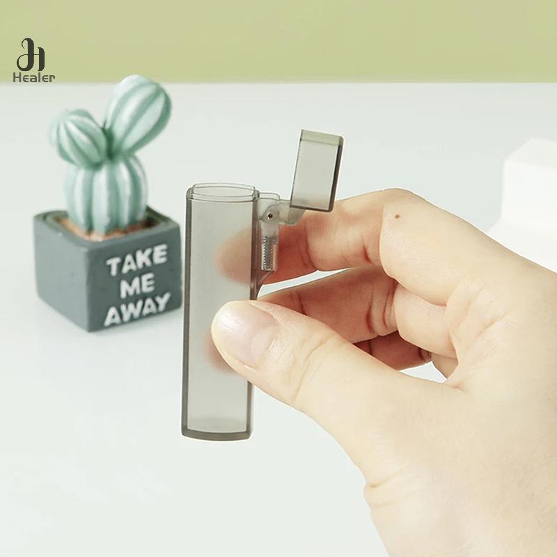 Portable Toothpick Holder Transparent Plastic Toothpick Box Cigarette Holder Storage Case Needle Case Outdoor Travel