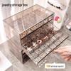 Acrylic Jewelry Storage Box for Earrings, Necklaces, and Accessories with Anti-Oxidation Protection and New Drawer Design