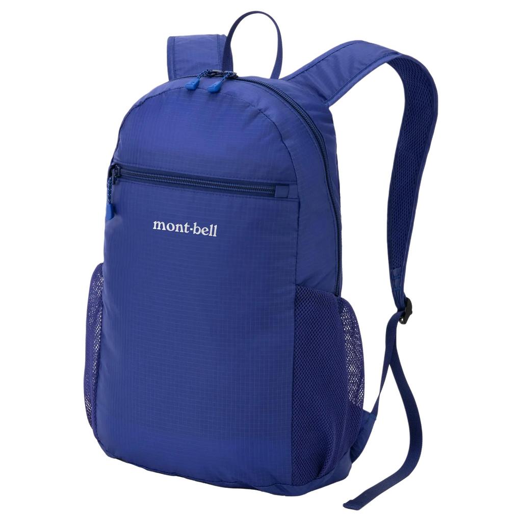 MONTBELL 10L Brand Logo Nylon Backpack Unisex Couple Blue