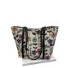 Large-capacity National Style Printed Bag Women's 2025 New Commuter Tote Bag Ins Summer Flower Class Shoulder Bag