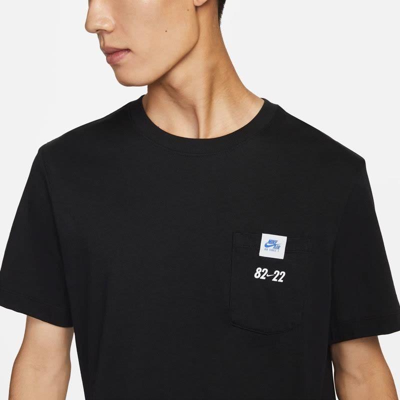 Nike Graphic Casual Crew Neck Short Sleeve T-Shirt Men Tops Black DX1082-010
