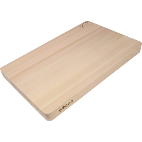 Kiya Cutting Board, Kiso Hinoki (Cypress) Veneer, 39 x 25 x 3 cm, Natural Wood
