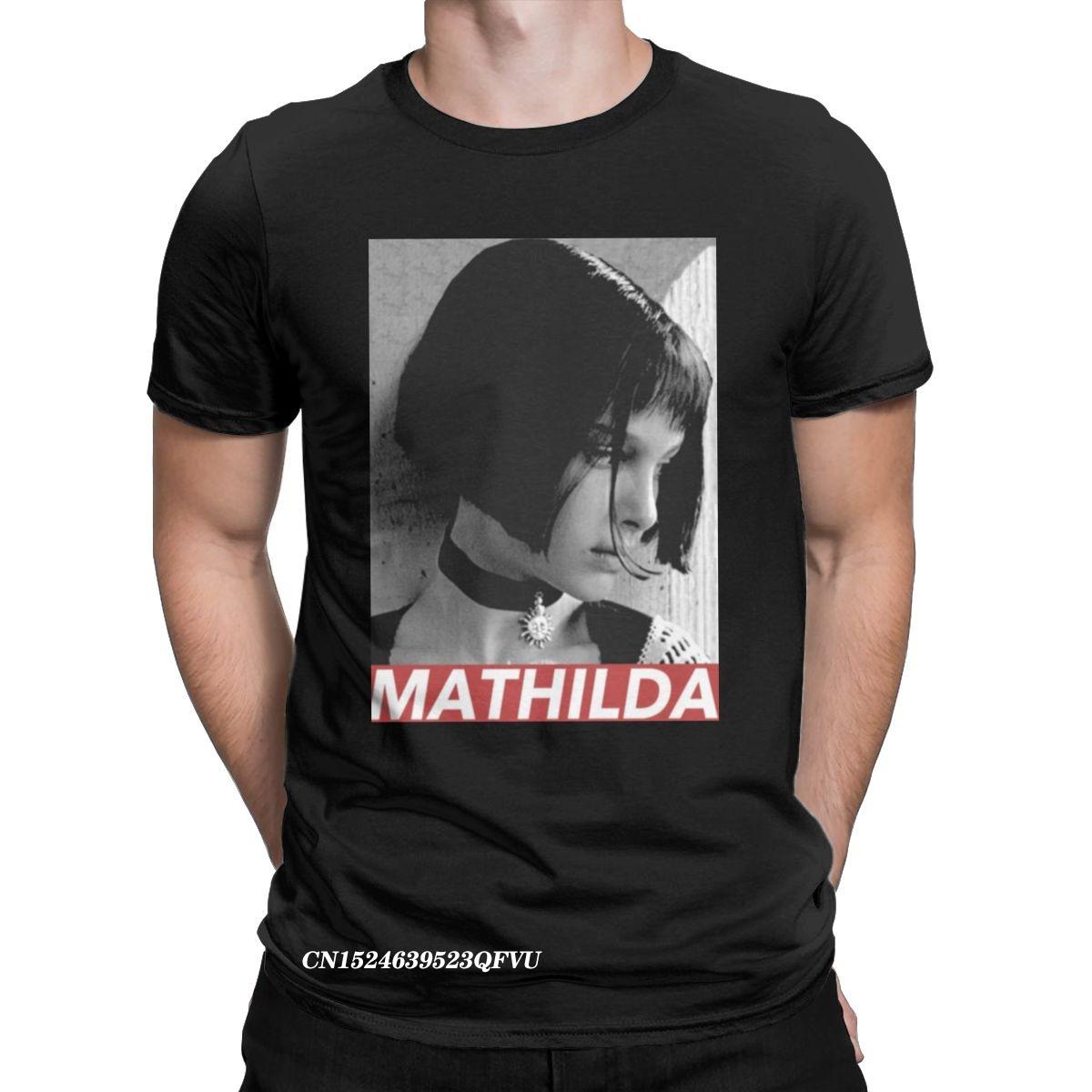 

Men s Mathila Leon The Professional Tshirt Natalie Portman 90s Movie Premium Cotton Clothes Novelty Tees Birthday Gift T-Shirt S разноцветный