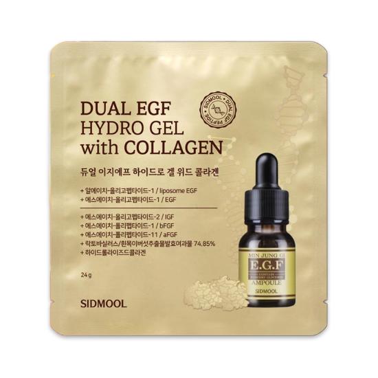 

Sidmool Dual EGF Hydro Gel with Collagen 24g (4 Options) # 1 sheet
