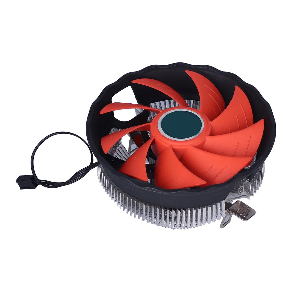 CPU Cooler Pure Aluminum Material Dispersed Conduction Silent Heat Dissipation Cooling Fan for Office Computer