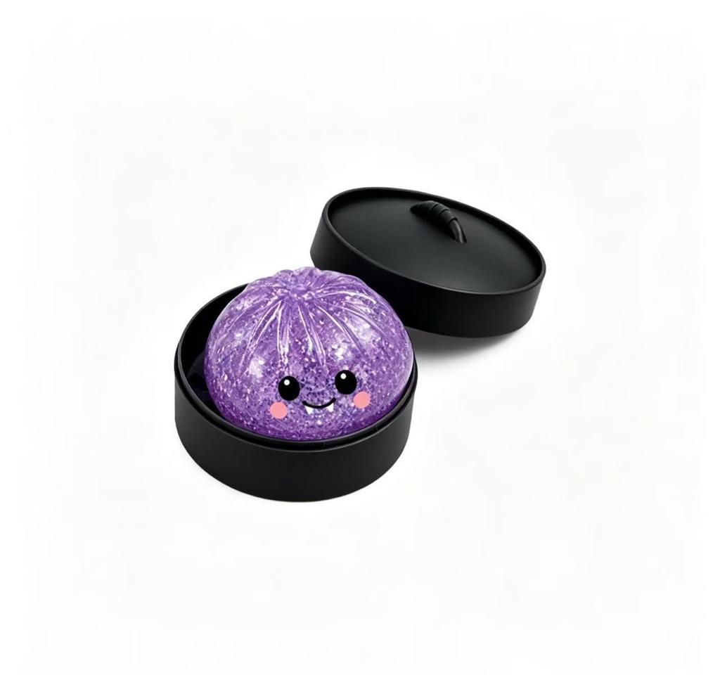 Halloween Faux Chignon Squishy Fantôme Extensible Jouet Anti-Stress, Cadeau Créatif Amusant pour Enfants Adultes, Soulagement de l'Anxiété par Pression, Lot de 3