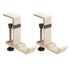 1/2Pcs Fireplace Stocking Holder Metal Christmas Wreath Hanging Rack Strong Load-bearing Adjustable Design Garland Hook Mantel Hanger