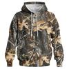 Maple Leaf Camouflage 3D Hoodie Unisex Outdoor Fishing Camping Hunting Clothing Men's Hooded Jacket Top