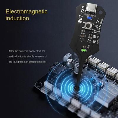 Tester de Inducție Tip-C W01 Tester Bobină Placă de Bază pentru Detecția Defecțiunilor și Diagnoză Reparare Componente Telefon Mobil