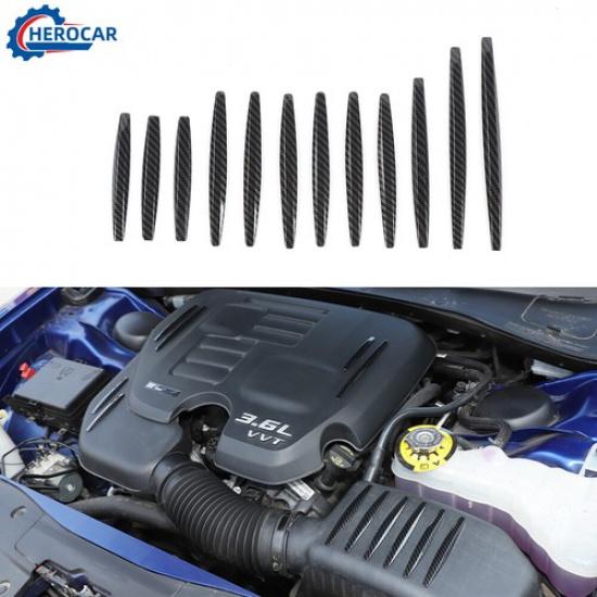 Engine Hood Cover Decorative Strips Cover Trim For Dodge Challenger & Charger