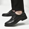 New Fashion Business Dress Men Shoes Genuine Leather Casual Suits Shoes Luxury Oxfords Office Formal Wedding Footwear Handmade