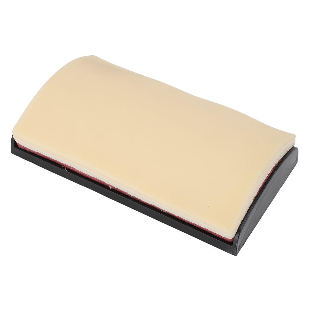 Faux Skin Practice Pad Arc Solid Multifunctional High Strength Silicone Practice Skin for Cosplay