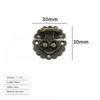 Antique Box Hardware Accessories Vintage Zinc Alloy Antique Copper Panel Buckle Various Specifications Vintage Colors
