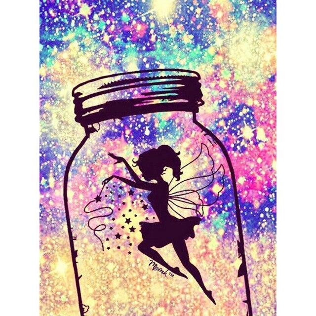 5D-Diamantgemälde zum Selbermachen, Traumfänger, Buchstabe, bunt, Kreuzstich, volle Runde, quadratisch, Diamant-Stickerei, Strasssteine, Heimdekoration