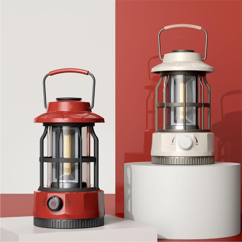 New Camping Light Outdoor Camping Light Tent Light Portable Horse Light Retro Rechargeable Camping Light