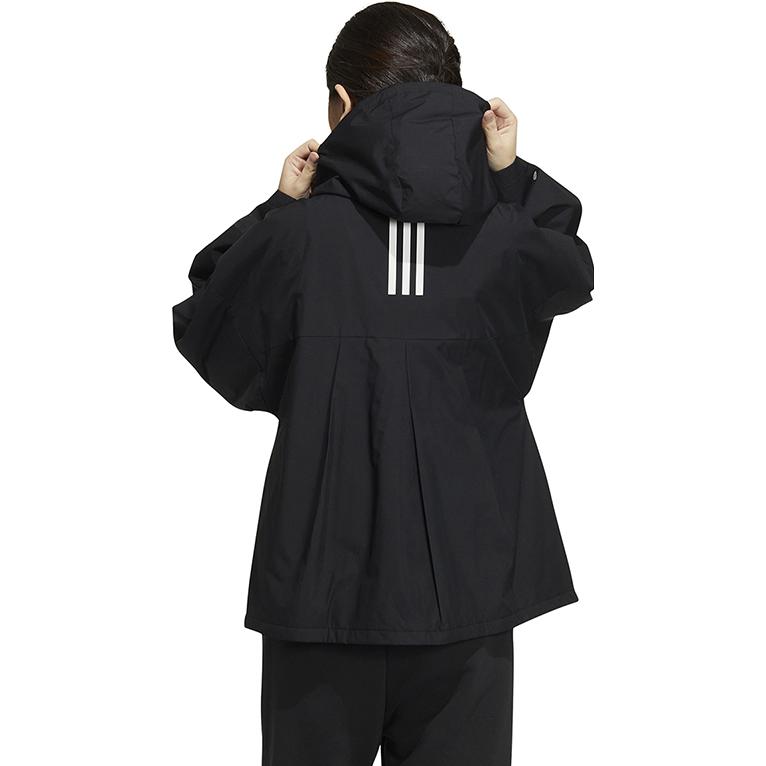 adidas Women'ss Zip-Up Hooded Jacket Black HM2777