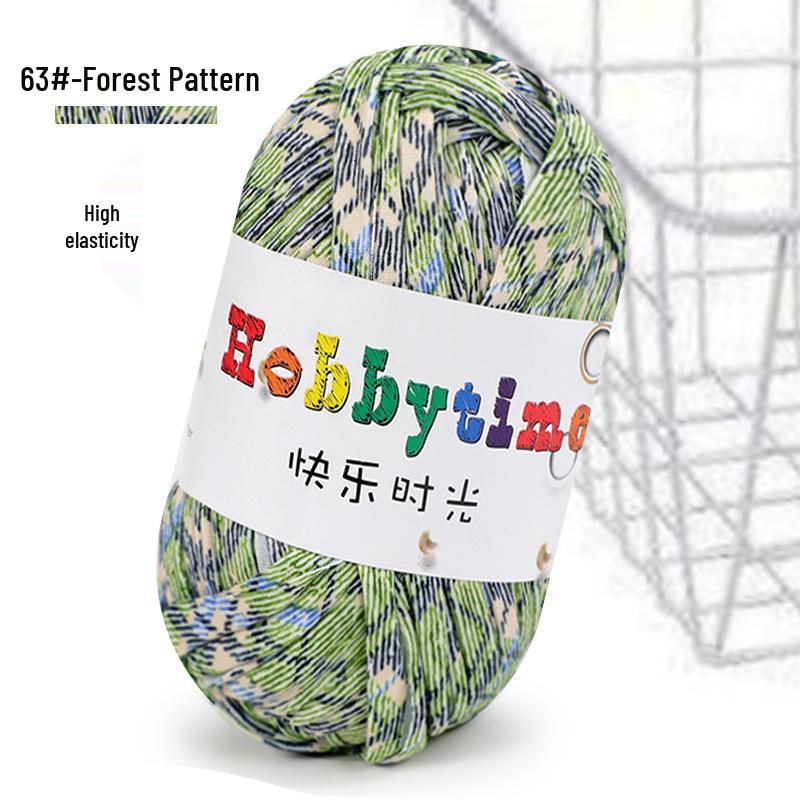 Cloth Strip Yarn DIY Crochet Kit: Handmade Bag, Knitting Material for Cushions, Carpets, and Dolls