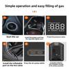Digital Display Intelligent DC 12V 150PSI Portable Air Compressor Pump Tire Inflator Car Tire Air Pump with Pressure Gauge Tire Inflator