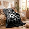 Coperta in Flanella con Stampa del Newcastle United Calcio Morbida Calda Coperta da Divano Letto per Casa Ufficio Camera da Letto