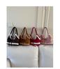 Korean-Style Plush Suede Shoulder Bag for Women - 2025 Fashion