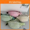 Trendy Simple Sling Bag Stylish Crossbody Chest Bag For Women With Checkered Design