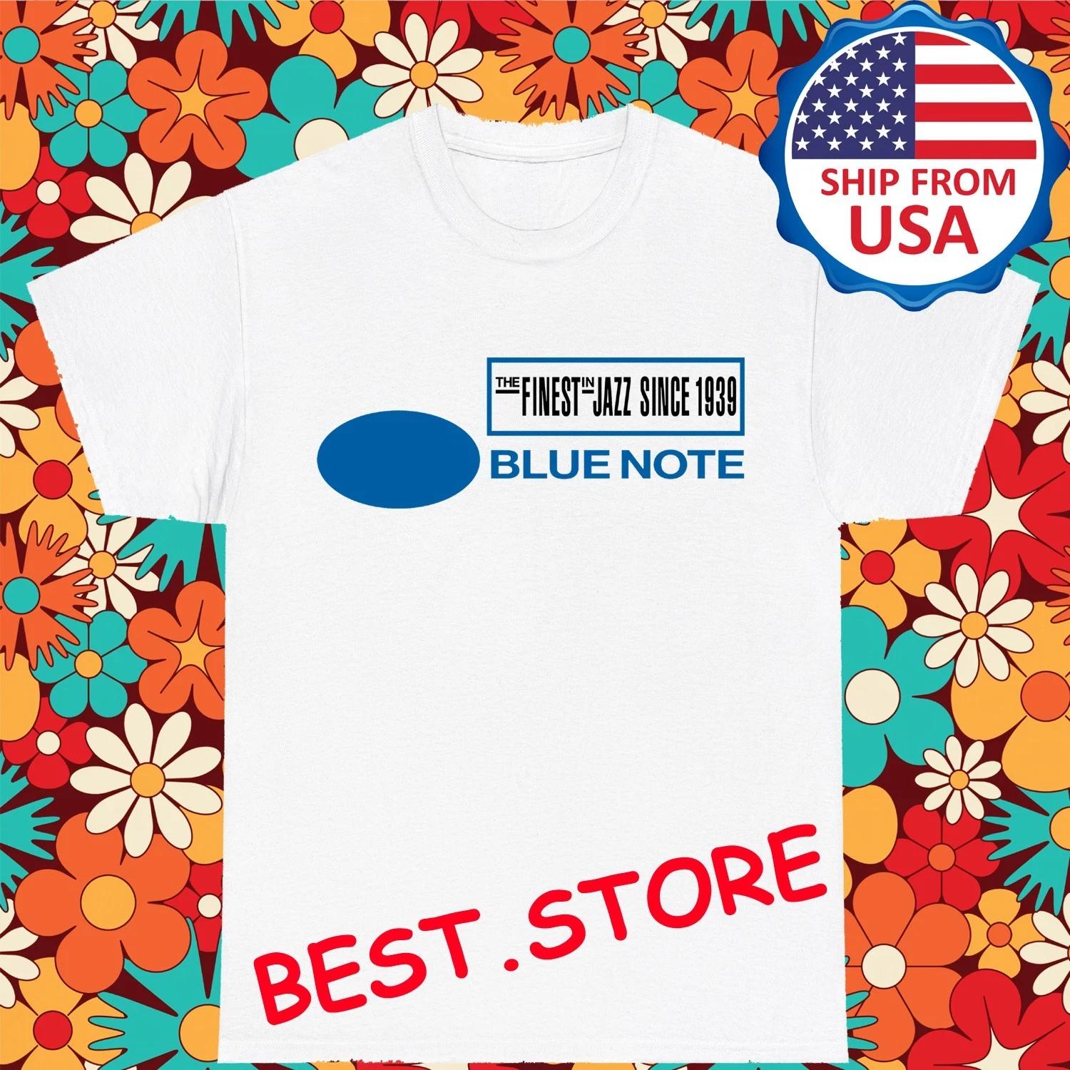 Blue Note Records Men s White Size S-5XL L