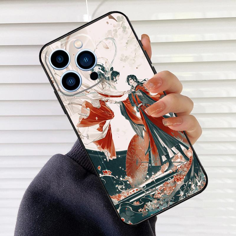 

Чехол для телефона с аниме Тянь Гуань Ци Фу для iPhone 17 16 15 14 13 12 11 Pro Max mini 15 16 Plus 16e 17 Air Cover Fundas iPhone 13Pro MAX