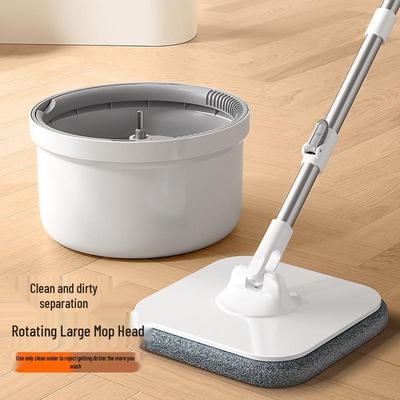 Fauler Heim-Rotations-Moppeimer mit Schmutztrennung, Automatisches Heben & Schleudern, Kein Händewaschen nötig