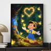 Disney Pinocchio Fireflies Diamond Paint Mosaic Art Painting Kit Handmade DIY Home Decor