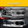 For Toyota Corolla E210    2022 12th Stainless Car Console Gearbox Gear Shift Panel Trim Frame Cover Sticker Strips