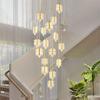 Nordic Loft Luxury Rotating Stairwell Pendant Light