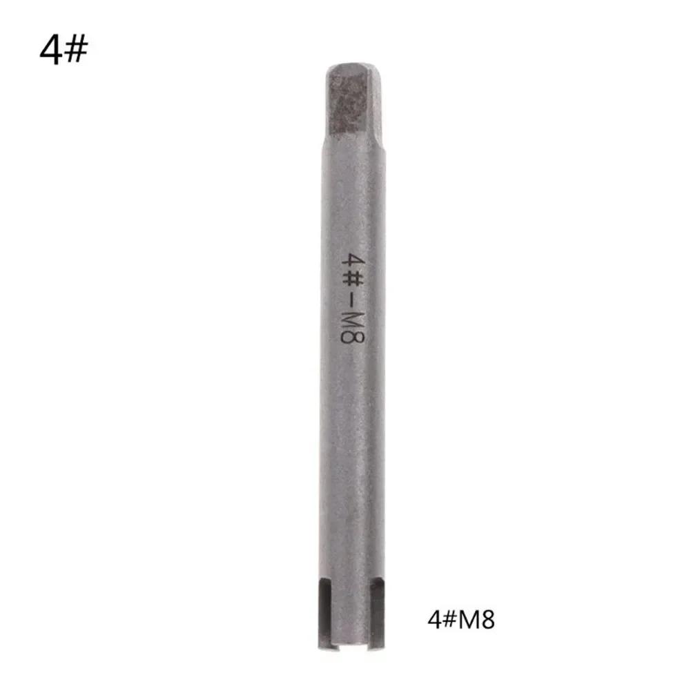 M3-M12 Screw Tap Extractor Steel Broken Head Taps Remover Stripped Screw Taps Extractor Set Screw Remover Tools Drill-Bits
