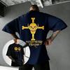 T-shirt Anime Teschio One Piece Uomo Donna Manica Corta Tee Streetwear Top Casual Maglietta Grafica 2026 Estate Y2k Oversize Vintage