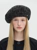 Beulaunhaes Wide Volume Beret - Black