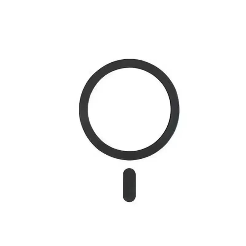 

1-5PCS Metal Plate Sticker Ring For Magsafe Wireless Charger For iPhone Samsung Mobile Phone Magnetic Car Mount Holder Universal